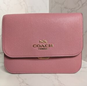 COACH Pink Leather Crossbody Bag